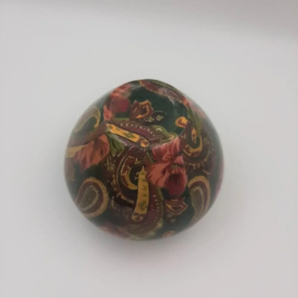Vintage Hawaiian Print Small Vase
